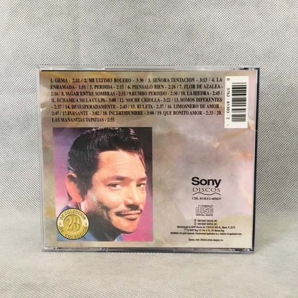 Rare! CD Javier Solis - 20 De Coleccion - Picture 2 of 2